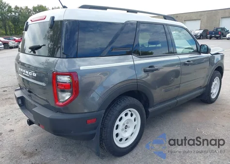 2024 Ford Bronco Sport Heritage z USA, uszkodzony, nr VIN 3FMCR9G61RRE31232